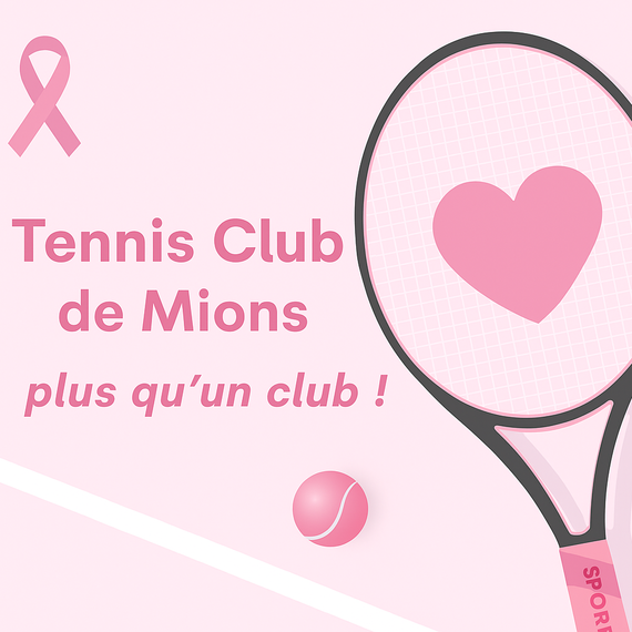 Un Octobre Rose pas morose au Tennis Club de Mions !