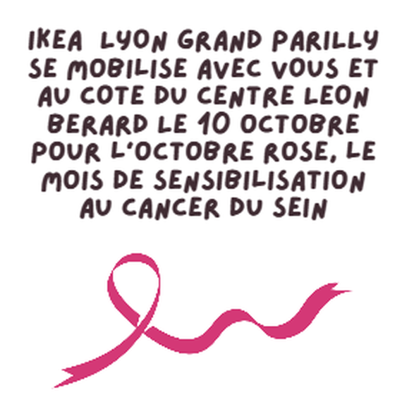 COLLECTE OCTOBRE ROSE IKEA LYON 